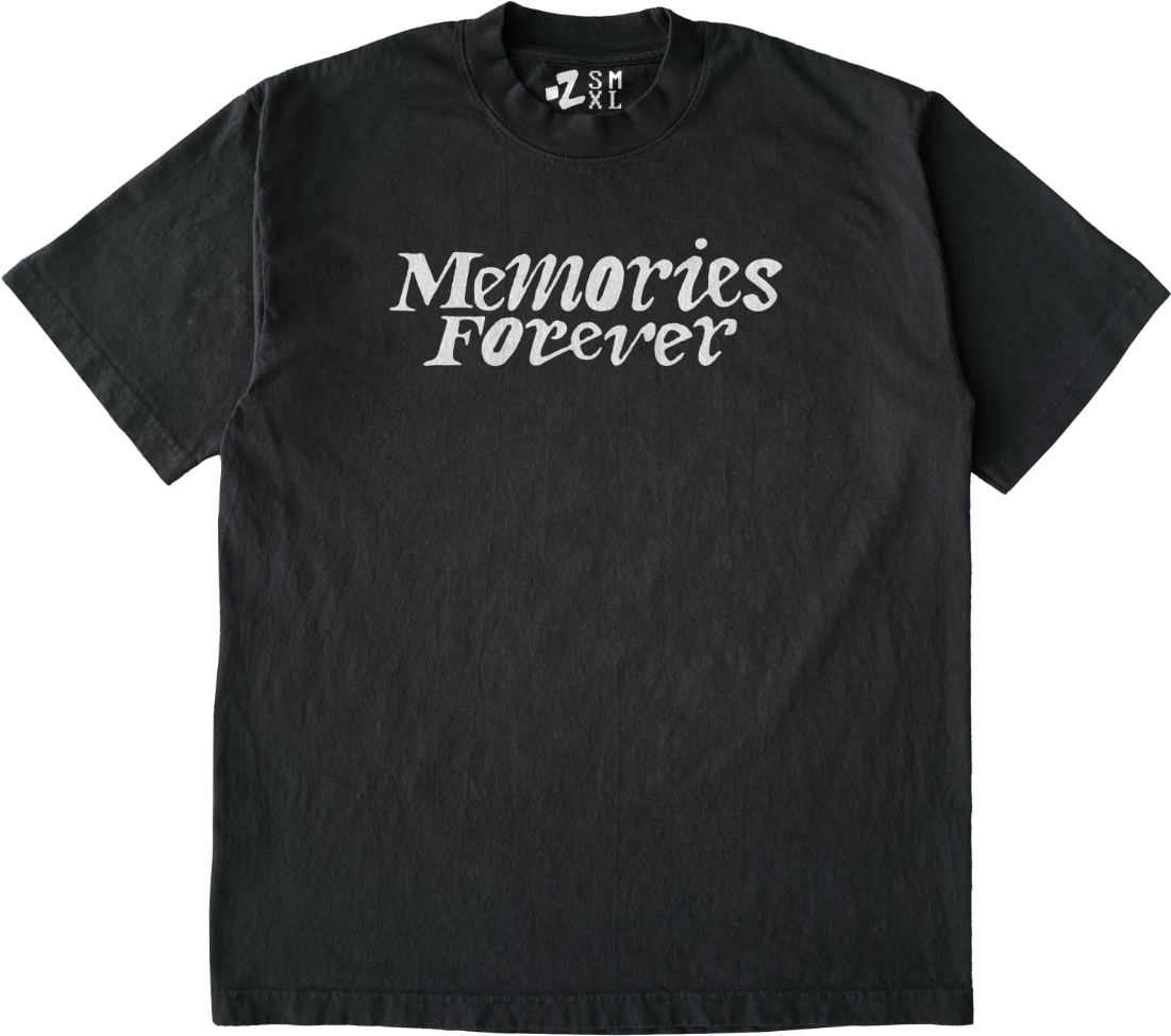 "Memories Forever" (Plain Text) T-shirt