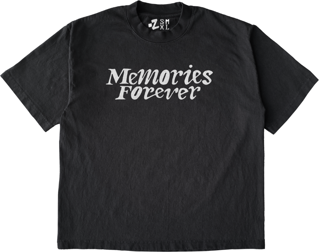 "Memories Forever" (Plain Text) T-shirt